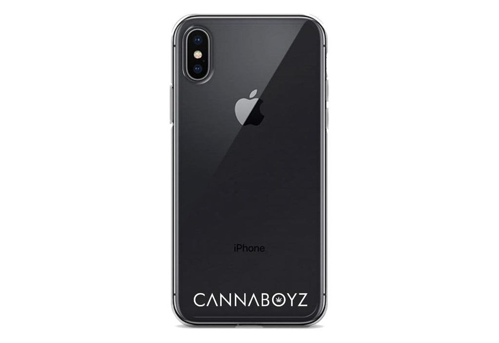 Cannaboyz CBD IPhone Handyhülle durchsichtig weiß