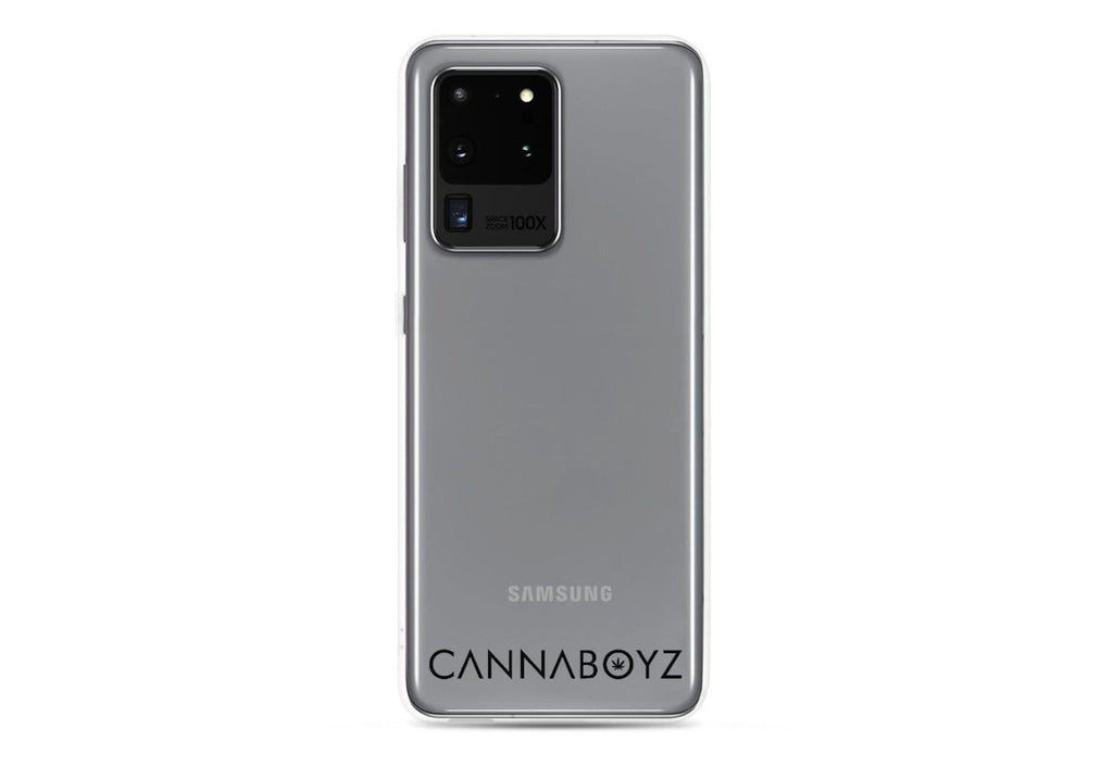 Cannaboyz CBD Samsung Handyhülle durchsichtig schwarz