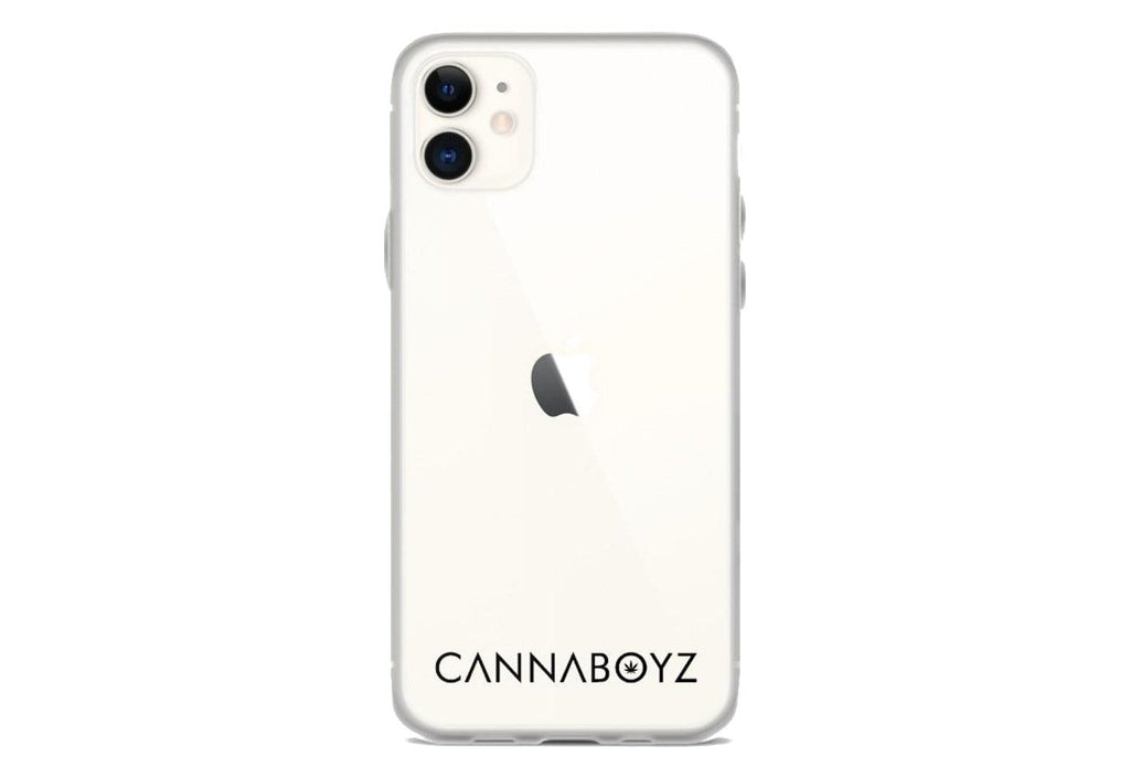 Cannaboyz CBD IPhone Handyhülle durchsichtig schwarz
